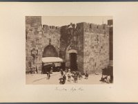 Kat-Nr.644  Kat-Nr.644- Photobestand Vasel, Beschriftung Photo: Bonfils [.] Porte de Jaffa à Jerusalem 244, Beschriftung Vasel: Jerusalem: Jafa-Thor.